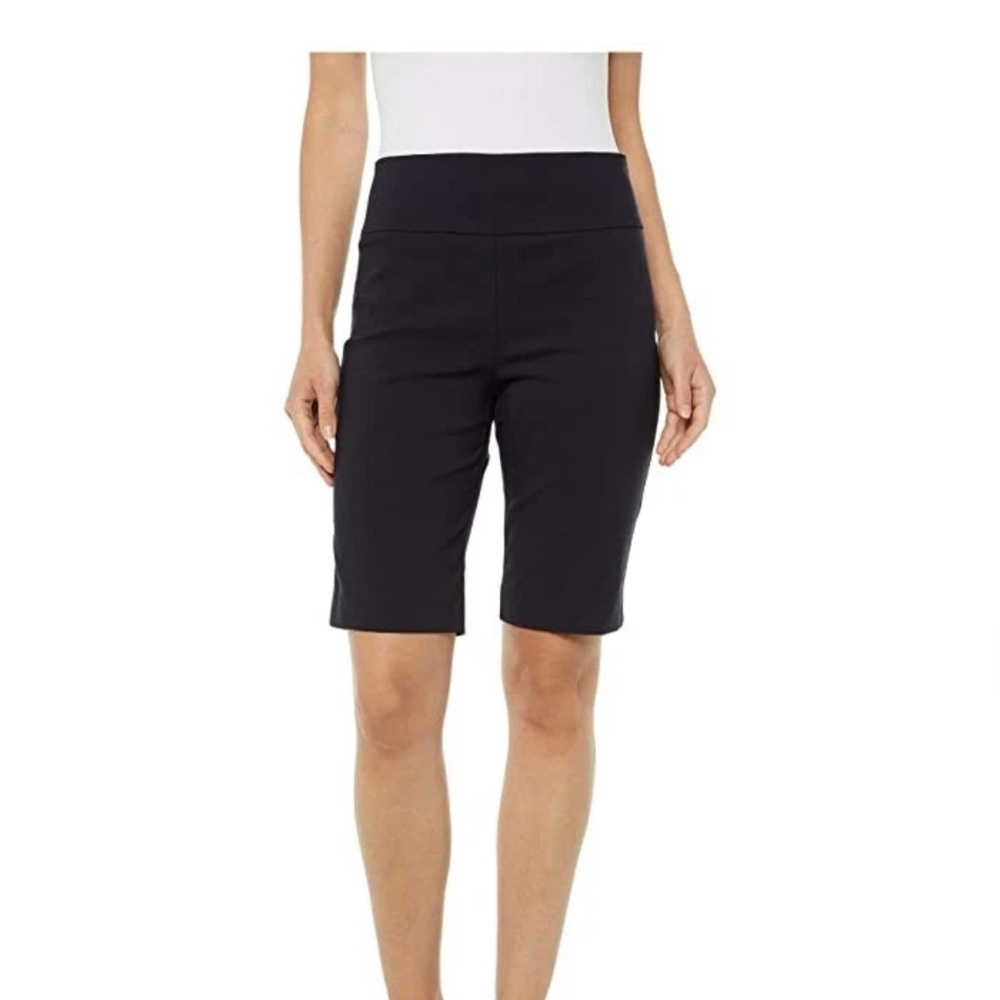 ELLIOTT LAUREN pull on Bermuda shorts Black Size 10